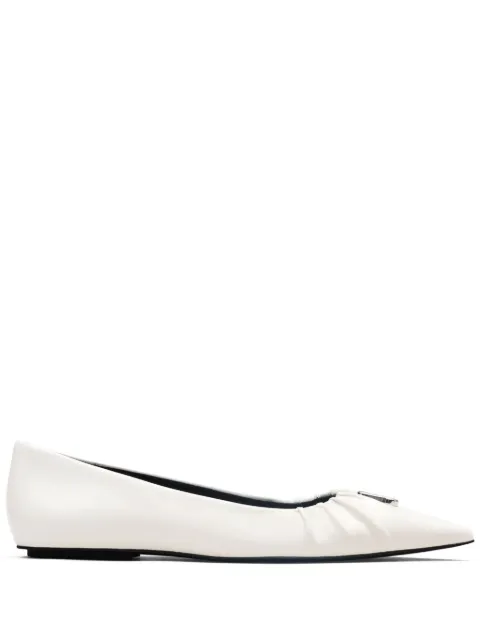 Marc Jacobs The Ali ballerina shoes White 2F4FFL001F08100