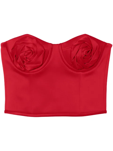 Marc Jacobs The Duchess Satin Rose corset Red 2F4RTP069W10641