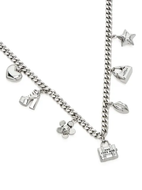 Marc Jacobs mini-icon charm necklace Silver 2R4JNC001J37029