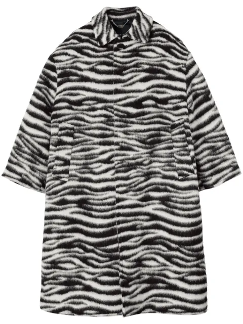 Marc Jacobs The Zebra brushed coat Black 2F4RCT043W080