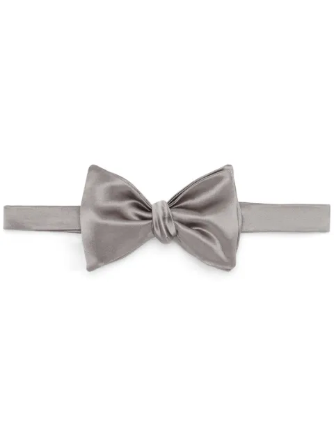 Brunello Cucinelli satin-finish bow tie Grey MR813S008C012