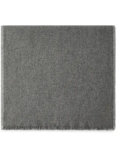 Brunello Cucinelli cashmere scarf Grey MSC687AGCWD57