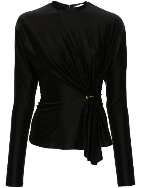 Rabanne gathered-detail top Black 24AJTO870VI0267