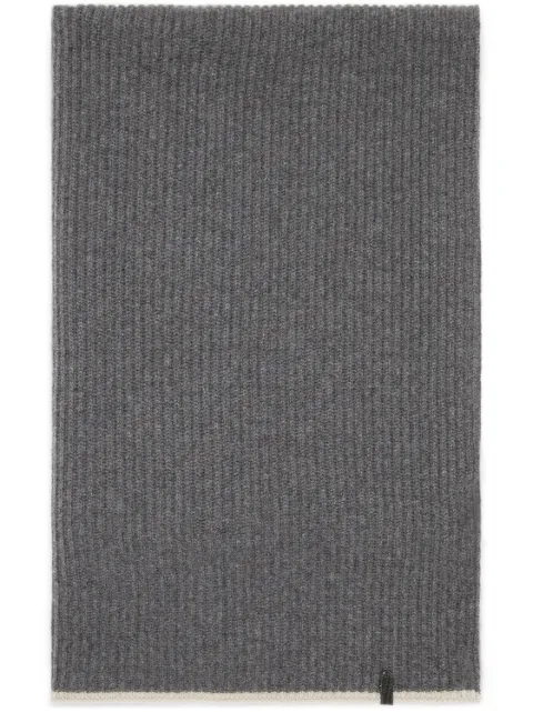 Brunello Cucinelli cashmere scarf Grey M12504989CGF16