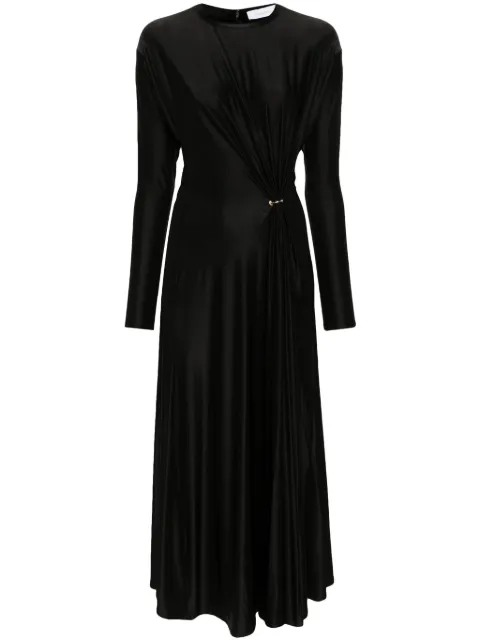 Rabanne gathered-detail dress Black 24AJRO892VI0267