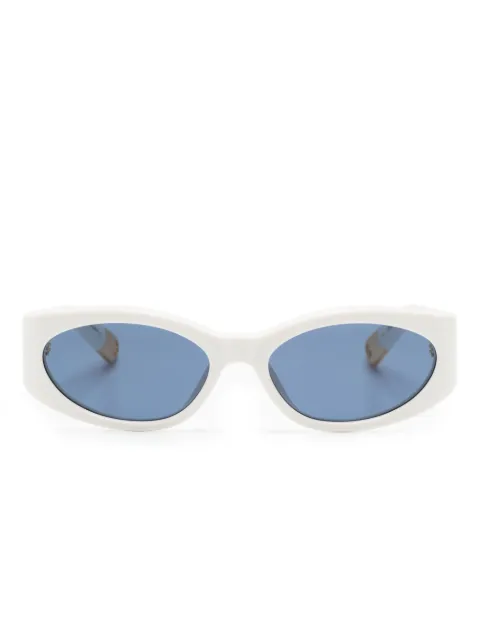 Jacquemus Les Lunettes Ovalo oval-frame sunglasses White JAC4C7SUN
