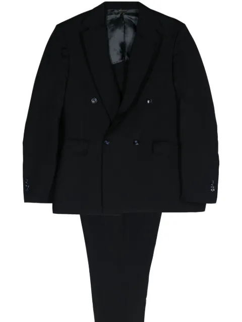 Ungaro double-breasted wool suit Blue U5035A5198