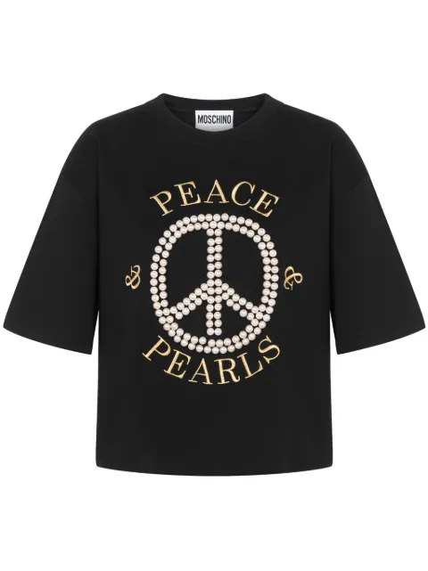 Moschino Cotton T-Shirt Black 7085442