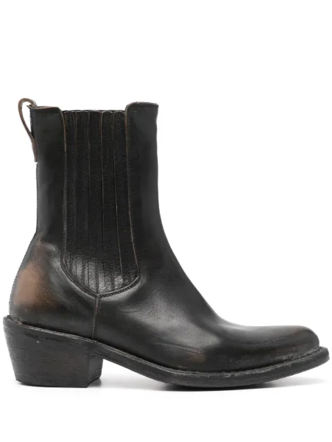 Moma 45mm distressed boots Black 74402CCUF