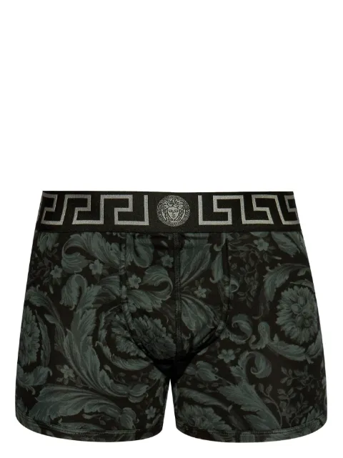 Versace Barocco stretch-cotton boxers Black 10013841A11188