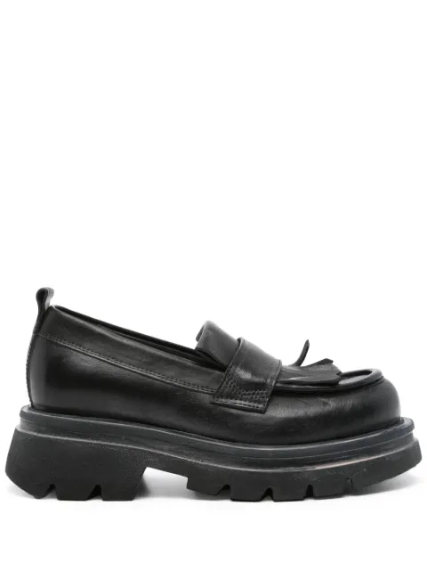 Moma fringe-detail loafers Black 76401ECU
