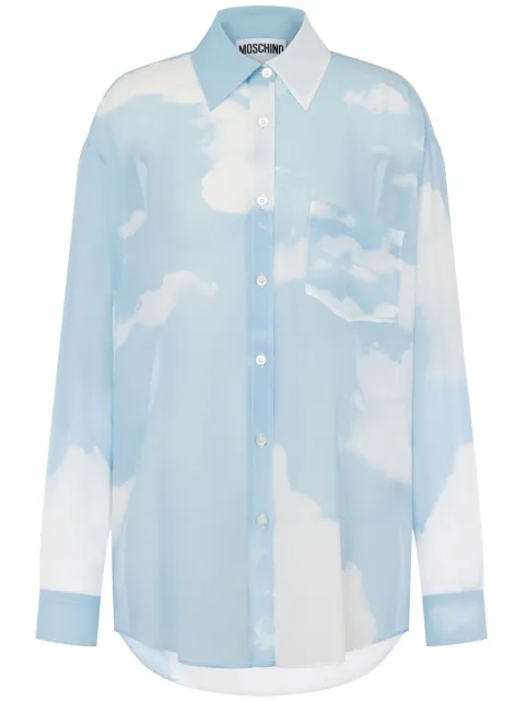 Moschino In the Cloud shirt Blue 2015456