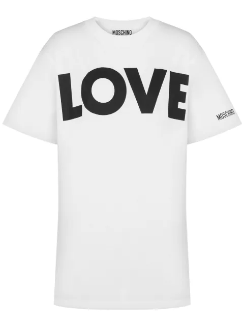 Moschino Love Cotton Shirt White 0706544174X