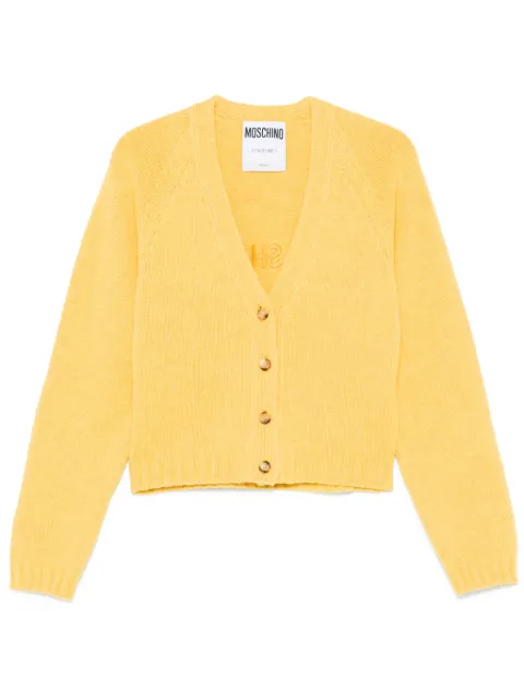Moschino 100% Shrunk cardigan Yellow A09045402