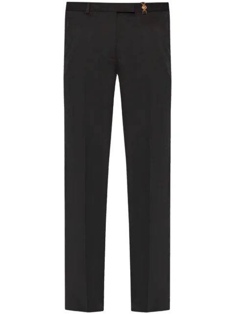 Versace Medusa Head-detail straight trousers Black 10165671A04649
