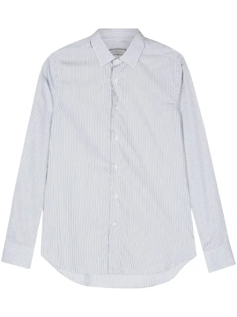 Canali striped shirt Green GD03285CCLX0A1