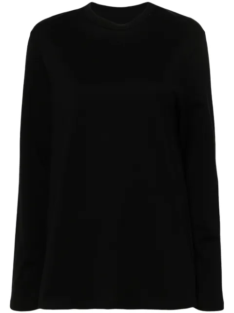 Jil Sander logo-print cotton T-shirt Black J02GC0129J46219
