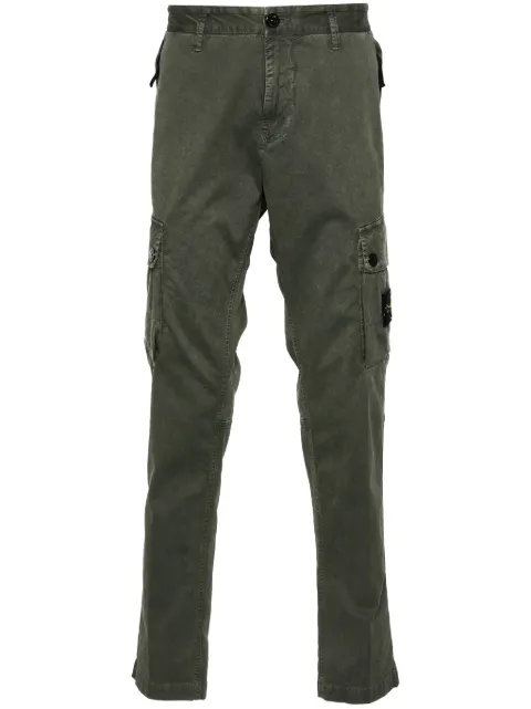 Stone Island Compass-badge cargo trousers Green 8115303L1