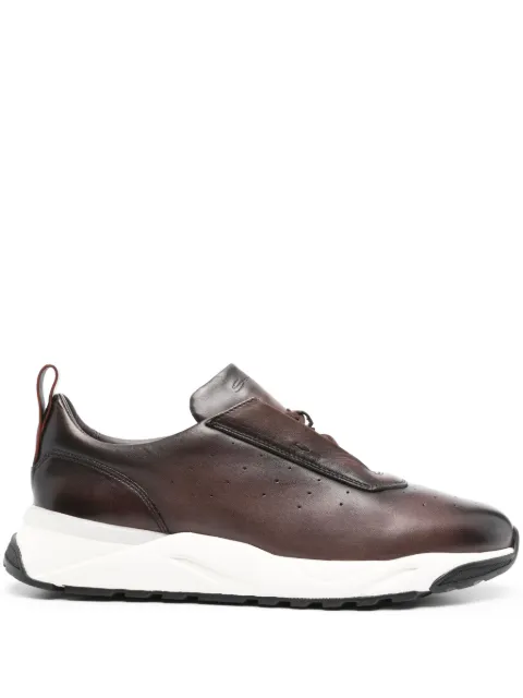 Santoni leather sneakers Brown MBIM22027BINTGONDB