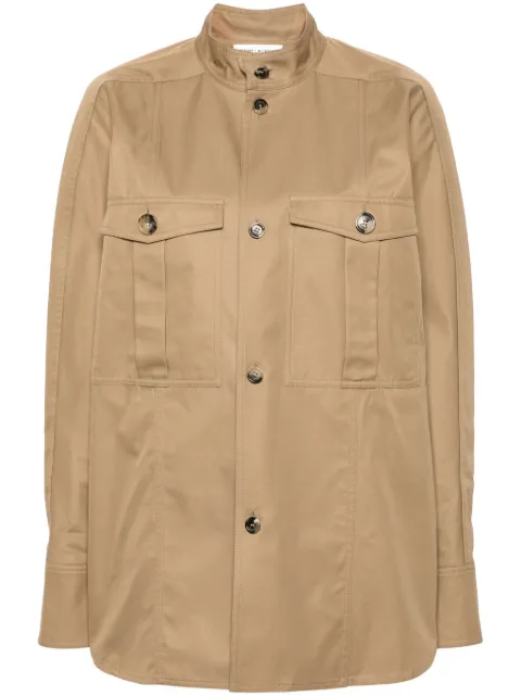 Saint Laurent cotton twill shirt Neutrals 788270Y3A99