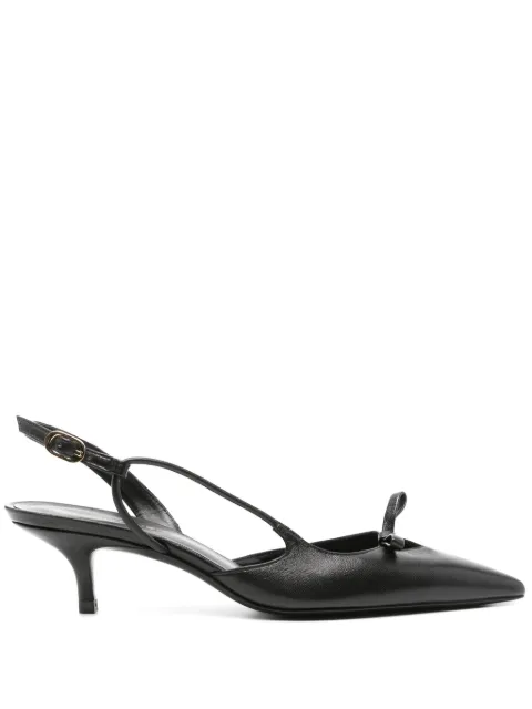 Stuart Weitzman Tully 50mm slingback pumps Black SI493
