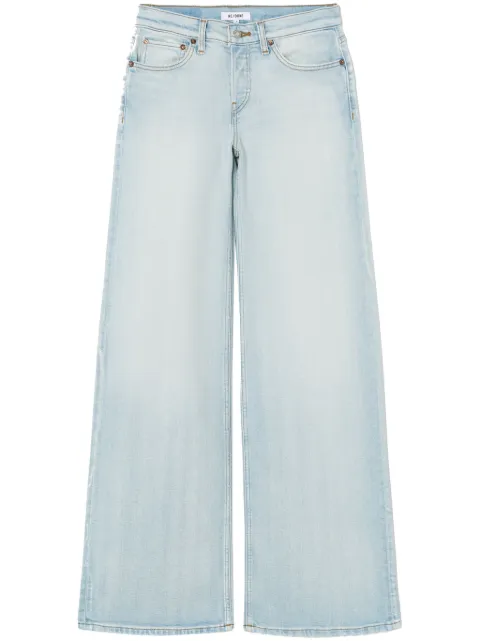 RE/DONE mid-rise wide jeans Blue 19203WMRWDLG