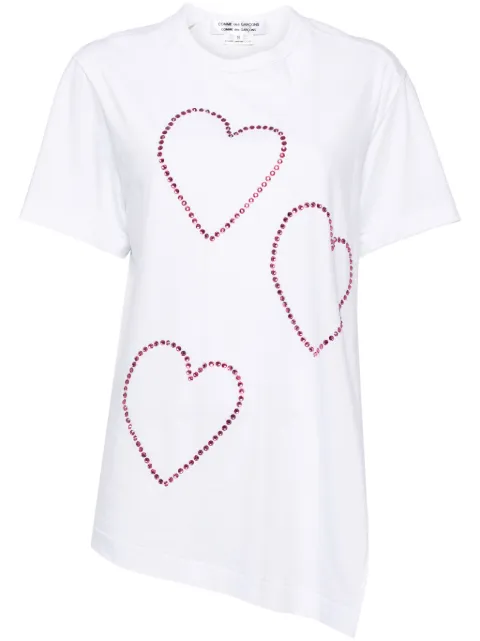 Comme Des Garçons Comme Des Garçons heart T-shirt White RNT001051