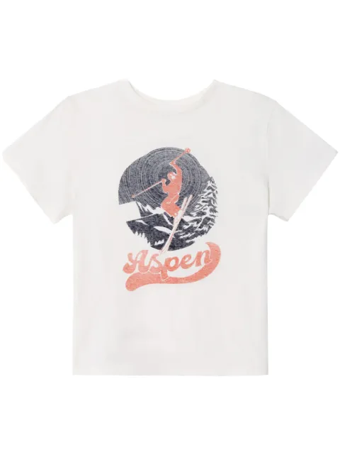 RE/DONE Aspen print T-shirt White 02402WCGT300