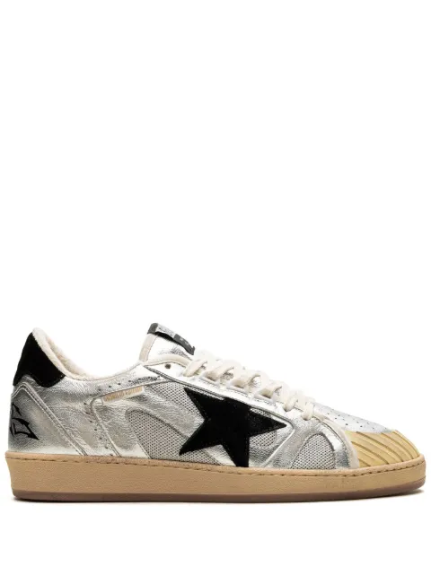 Golden Goose Ball Star "Silver/Black" sneakers Grey GMF00556F005687