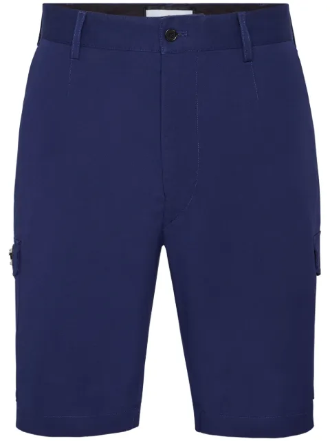 Philipp Plein logo-plaque cargo shorts Blue UADCMRT1457PTE004N