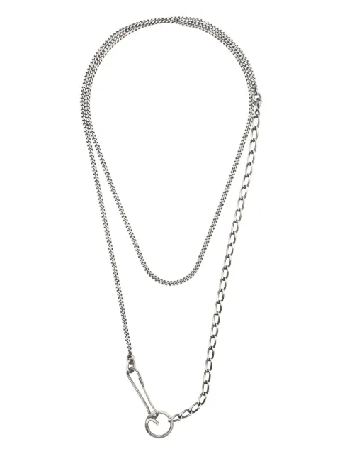 WERKSTATT:MÜNCHEN curb-chain body chain Silver M3993