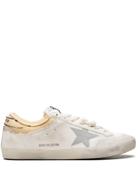 Golden Goose Super-Star Penstar "White/Silver/Beige" sneakers White GMF00107F003146