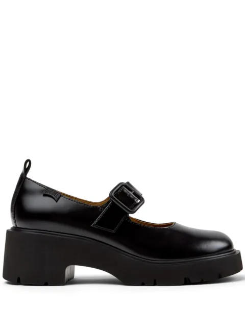 Camper Milah 50mm leather loafers Black K201681001