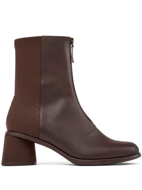 Camper Kiara 60mm leather boots Brown K400708005
