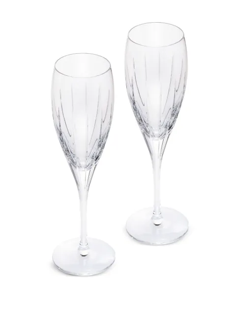 Christofle Iriana champagne flutes (set of two) White 3570660466135