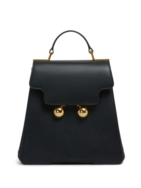 Marni Trunkaroo leather backpack Black ZAMP0018U0P6948