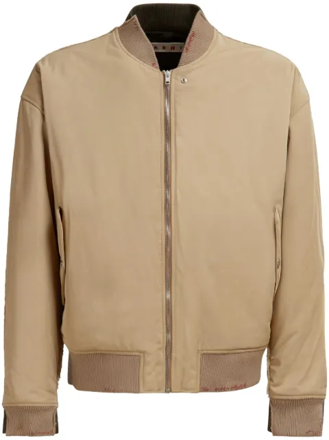 Marni two-tone bomber jacket Neutrals JUMU0165QSUTP775