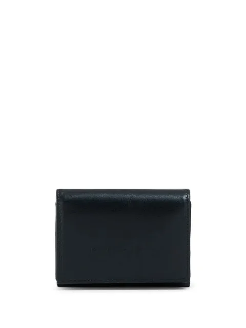Marni bi-fold embossed logo leather wallet Black PFMO0105Q0P5298