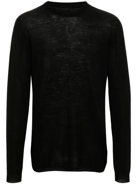 Rick Owens Biker Level virgin-wool jumper Black RU02D6622ML