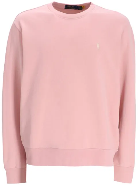 Polo Ralph Lauren embroidered logo cotton sweatshirt Pink 710916689015