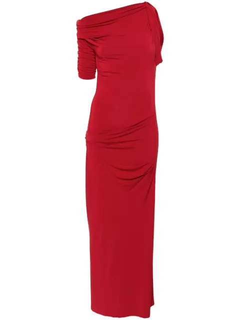 Jacquemus La Robe Drapeado maxi dress Red DRW00142AJ00136