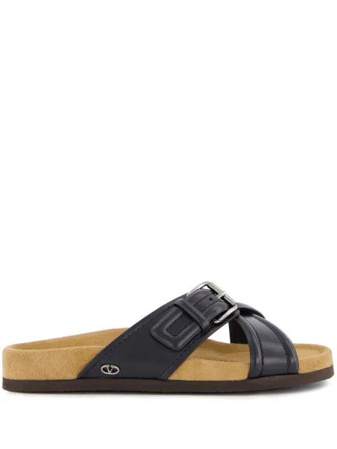 Valentino Garavani Fussfriend leather sandals Black YS0I08JTB