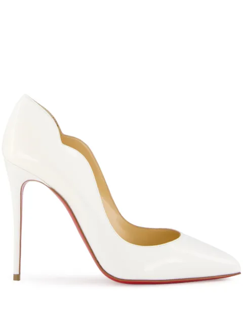 Christian Louboutin 100mm Hot Chick pumps White 1190911W222