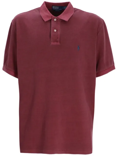 Polo Ralph Lauren logo-embroidered cotton polo shirt Red 710850860042