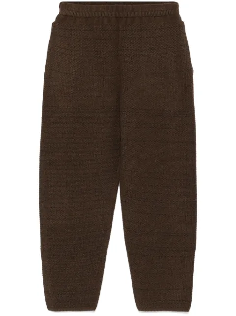 Homme Plissé Issey Miyake Rustic trousers Brown HP48KF222