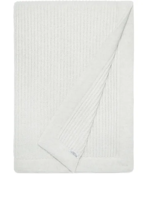 Brunello Cucinelli square-shape cashmere blanket White ML1205504C9610
