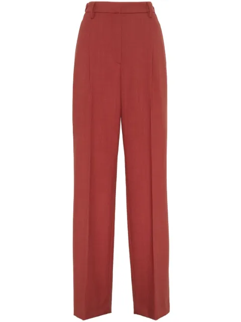 Brunello Cucinelli virgin-wool tailored trousers Red MB129P8779C021