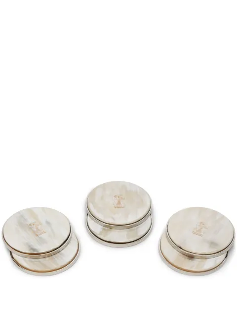 Brunello Cucinelli coaster set (set of six) Neutrals MLCORP601CBION