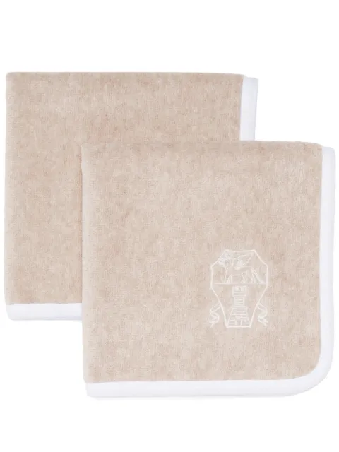 Brunello Cucinelli terry-cloth hand towels (set of two) Neutrals MLB925153C8041
