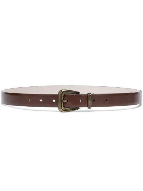 Brunello Cucinelli leather belt Brown M0VLXC291C7458